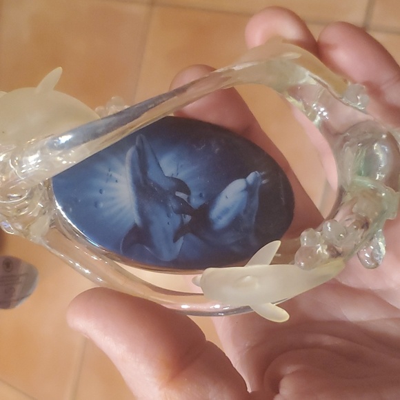 Vintage Christian Riese Lassen Dolphin Collectible Ornaments Spinners - Picture 6 of 7